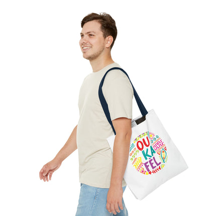 Ou Ka Fè’l Limited Edition Creole Motivation Tote Inspirational Haitian Design - CreoleSizzle