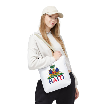 Ayiti Crayon Emblem Educational Heritage Tote Bag Diaspora Kids Edition - CreoleSizzle