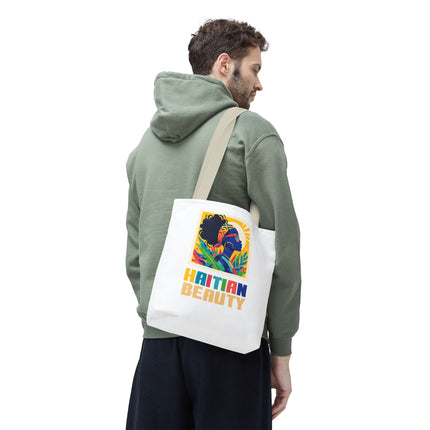Haitian Beauty Collector’s Cut Premium Tote Bags Limited Heritage Design - CreoleSizzle