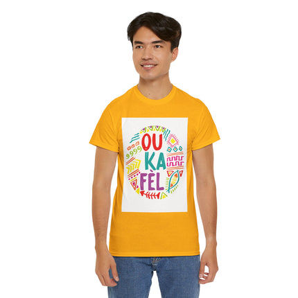 Ou Ka Fè’l “You Can Do It” Haitian Motivational Sweatshirt Colorful Creole Affirmation Colorful Unisex Heavy Cotton Tee