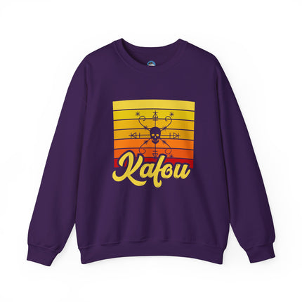 Exclusive Kafou Sweatshirt Symbol of Strength Culture and Spirituality with Comfort and Style - CreoleSizzle