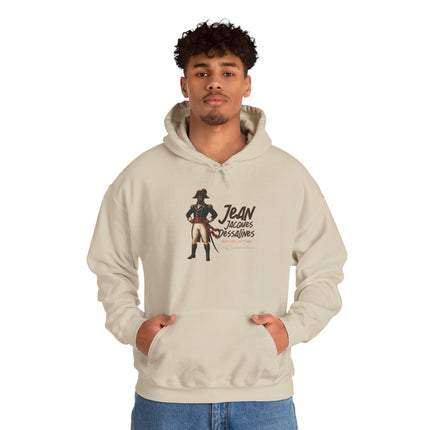 The Warrior’s March Jean-Jacques Dessalines Hoodie Haitian Freedom Series Unisex Heavy Blend