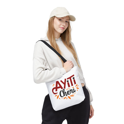 Ayiti Chéri Limited Edition Heritage Tote Bag Sweet Haiti Design - CreoleSizzle