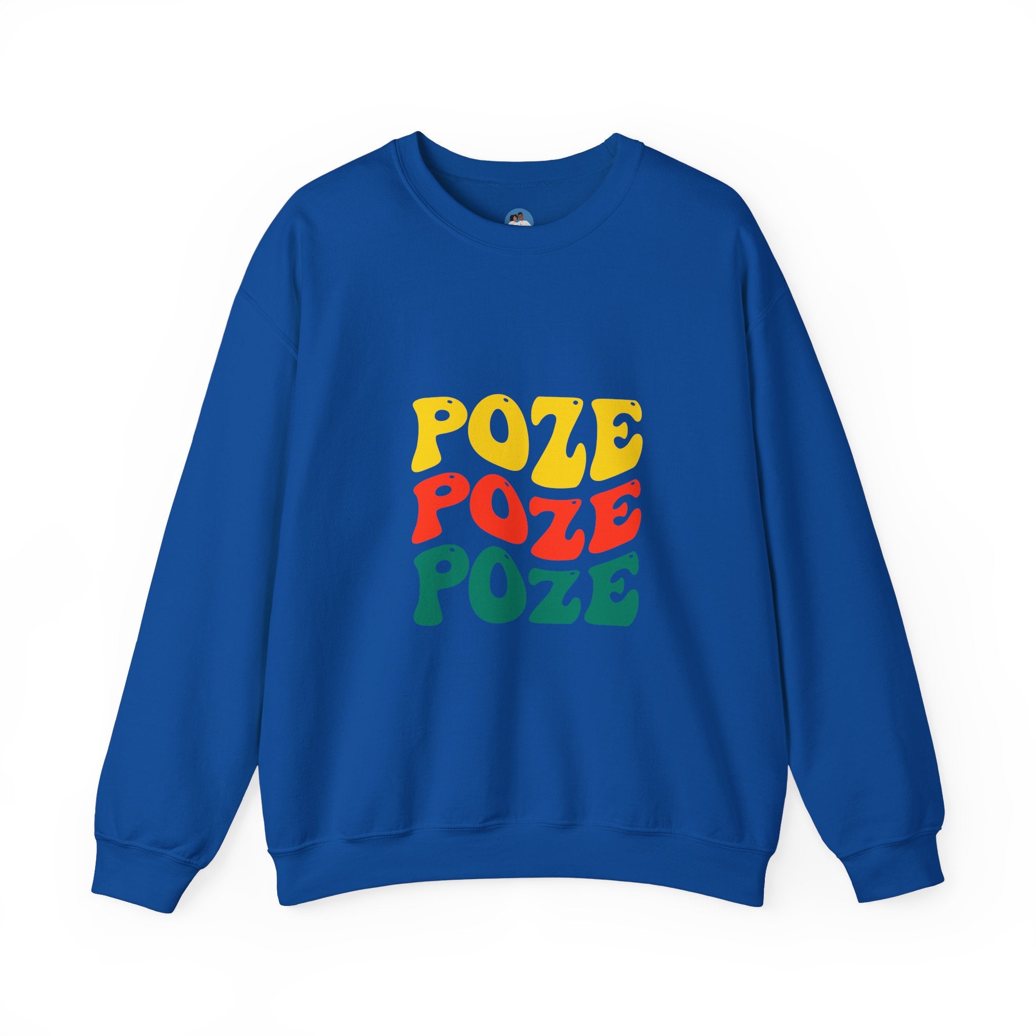 Relaxed Fit Poze Poze Poze Sweatshirt Embrace the Chill with Haitian Cultural Flair