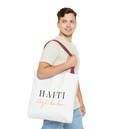 1804 Ayibobo Haiti Heritage Limited Tote Kreyòl Freedom Script Edition - CreoleSizzle