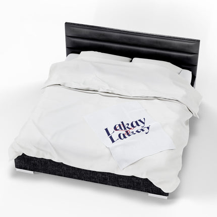 Lakay se Lakay Premium Plush Blanket Haitian Home and Heritage Pride - CreoleSizzle