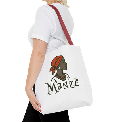 Manzè Limited Edition Heritage Tote Empowering Haitian Women Design - CreoleSizzle