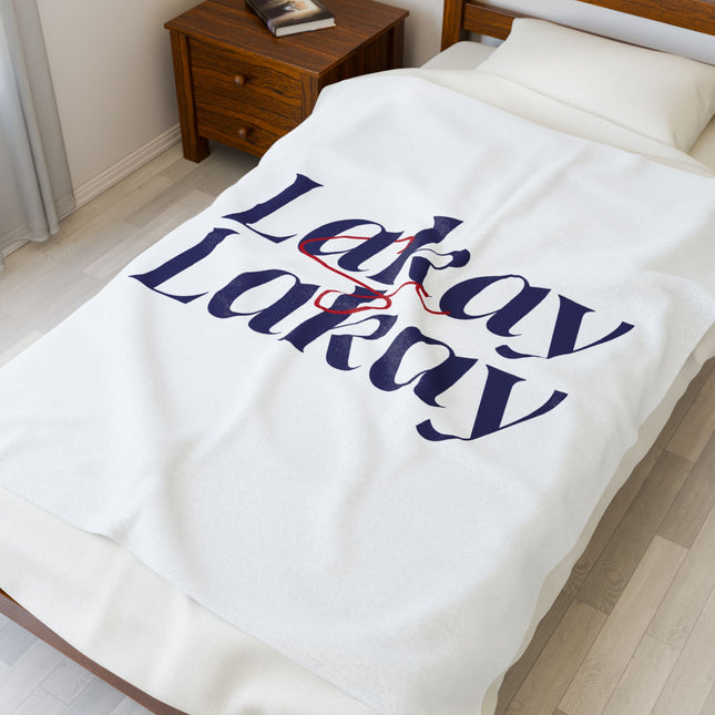 Lakay se Lakay Premium Plush Blanket Haitian Home and Heritage Pride - CreoleSizzle