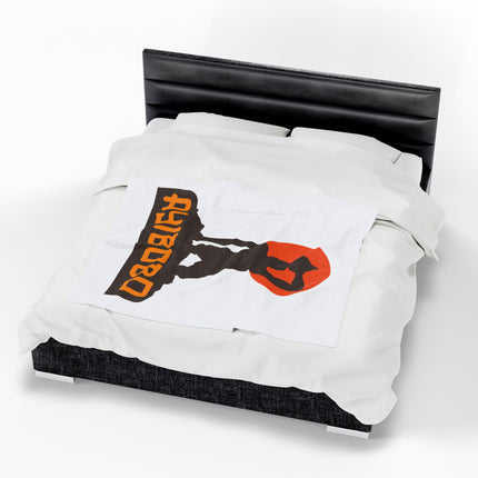 Ayibobo Nèg Mawon Heritage Plush Blanket Sacred Haitian Revolutionary Spirit Design - CreoleSizzle