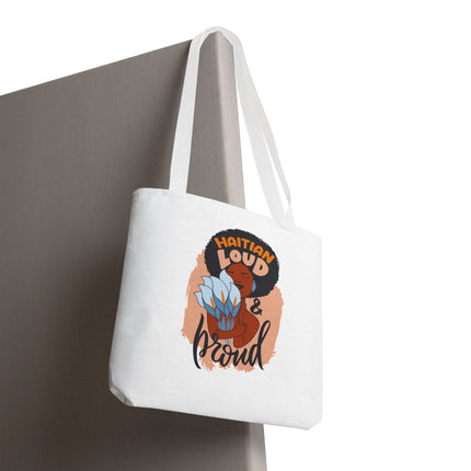 Haitian Loud & Proud Premium Cultural Tote Bags Limited Artist Edition - CreoleSizzle