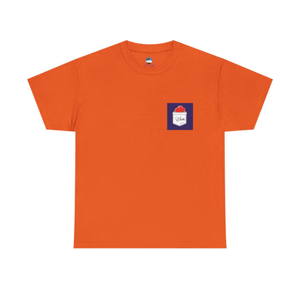 Haiti Hibiscus Pocket Tee Tropical Elegance Haitian Heritage Series Unisex Heavy Cotton T-Shirt