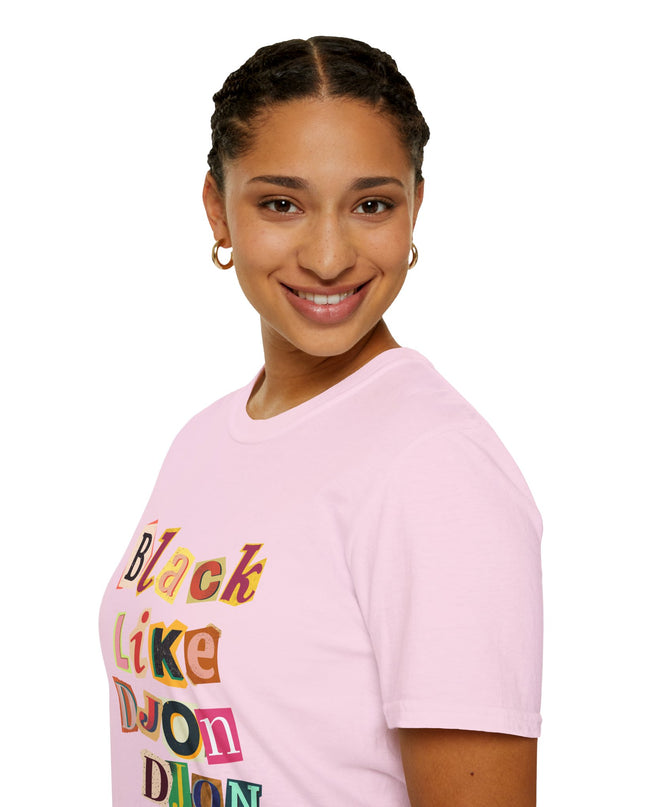Black Like Djondjon T-Shirt – Haitian Culture Statement Tee – Unisex Soft-Style Cotton Shirt - CreoleSizzle