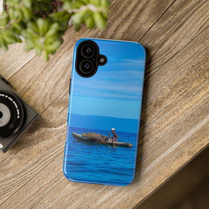 Haitian Fisherman Phone Case – Coastal Art Design – Durable, Stylish Caribbean Inspired Case - CreoleSizzle