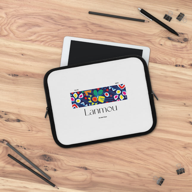 Lanmou Limited Edition Haitian Love Pattern Laptop Sleeve Creole Heritage Collection - CreoleSizzle