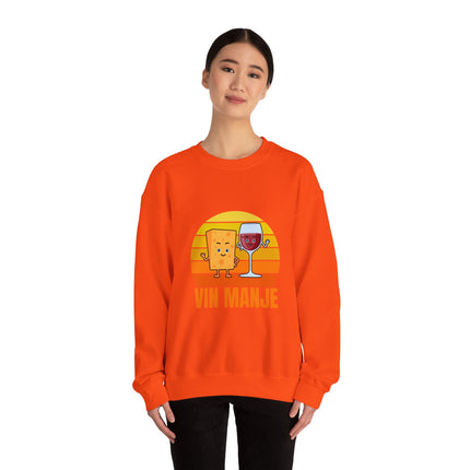 Vin Manje Unisex Sweatshirt Celebrate Haitian Culture with Comfort and Style Culture with Comfort and Style - CreoleSizzle