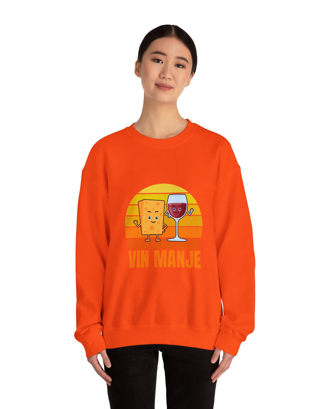 Vin Manje Unisex Sweatshirt Celebrate Haitian Culture with Comfort and Style Culture with Comfort and Style - CreoleSizzle