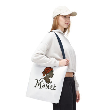 Manzè Limited Edition Heritage Tote Empowering Haitian Women Design - CreoleSizzle