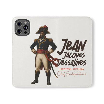 Legacy of Dessalines Limited Heritage Collector’s Tee Flip Case Stylish Phone Wallet Case Revolutionary Leadership Edition