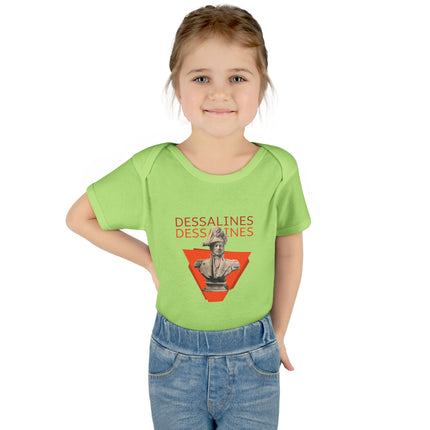 Infant Bodysuit Dessalines Statue Design Bold Heritage Apparel for Babies Cultural Pride Baby Clothes & Unique Gift