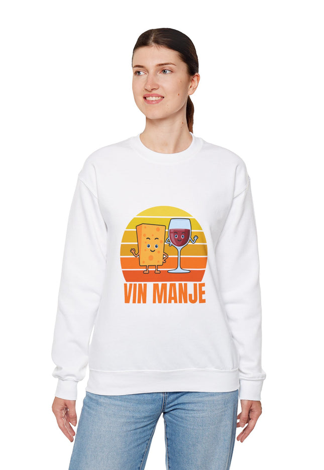 Vin Manje Unisex Sweatshirt Celebrate Haitian Culture with Comfort and Style Culture with Comfort and Style - CreoleSizzle