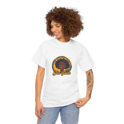 Jèn Fanm Haitian T-Shirt – Bold, Beautiful, and Unapologetically You Inspirational Unisex Heavy Cotton Tee with Haitian Design - CreoleSizzle