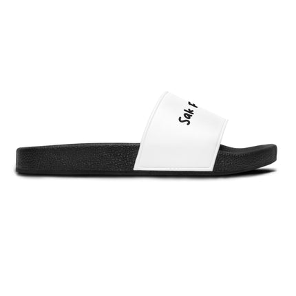 Sak Pasè Heritage Womens Slide Sandals Limited Creole Greeting Edition