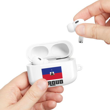 Haitian Flag Proud GTA-Inspired Streetwear AirPods Case Bold Modern Heritage Edition