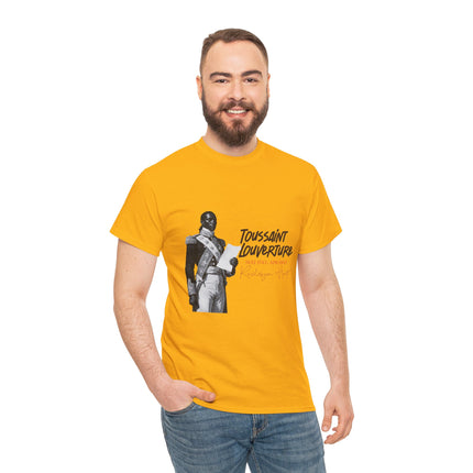 The Visionary Commander Tee Toussaint Louverture Legacy Haitian Revolution Apparel Unisex Heavy Cotton T-Shirt