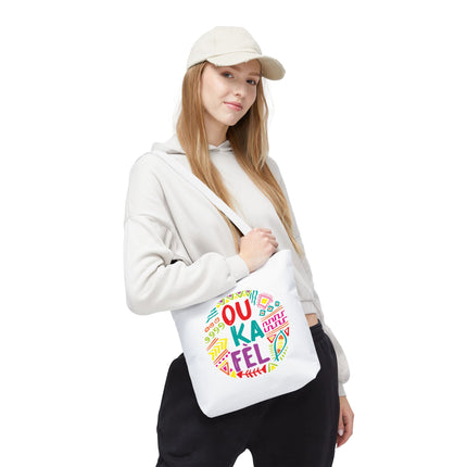 Ou Ka Fè’l Limited Edition Creole Motivation Tote Inspirational Haitian Design - CreoleSizzle