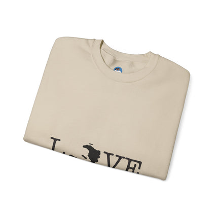 LOVE Haitian Island Edition Sweatshirt Minimalist Heritage Series Love Crewneck Sweatshirt