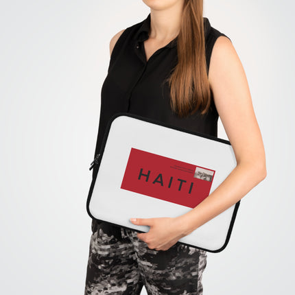 Stamped in Heritage Limited Edition Haiti Postage Laptop Sleeve Diaspora Pride Collection - CreoleSizzle