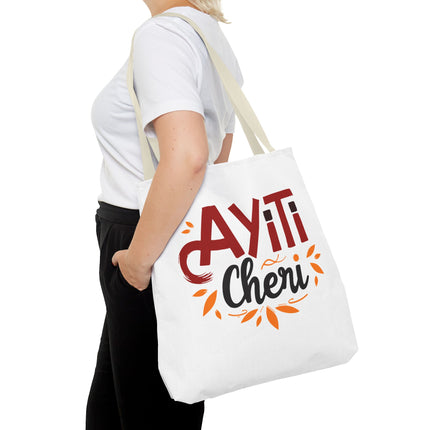 Ayiti Chéri Limited Edition Heritage Tote Bag Sweet Haiti Design - CreoleSizzle