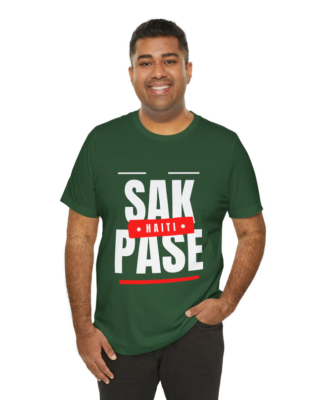 Sak Pase Haiti T-Shirt Celebrate Haitian Heritage in Style Unisex Jersey Short Sleeve Tee - CreoleSizzle