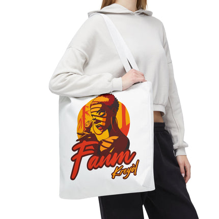 Fanm Kreyòl Limited Edition Heritage Tote Creole Woman Empowerment Design - CreoleSizzle