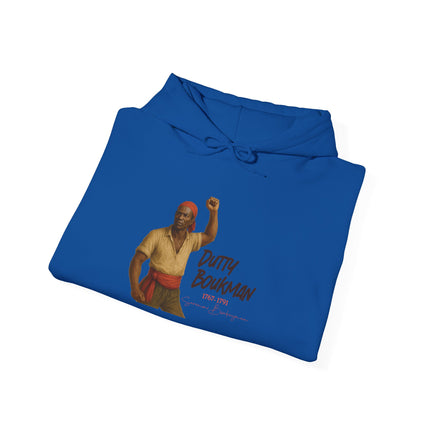 Dutty Boukman The Catalyst of Revolt Hoodie Haitian Freedom Series Unisex Heavy Blend Casual Wear