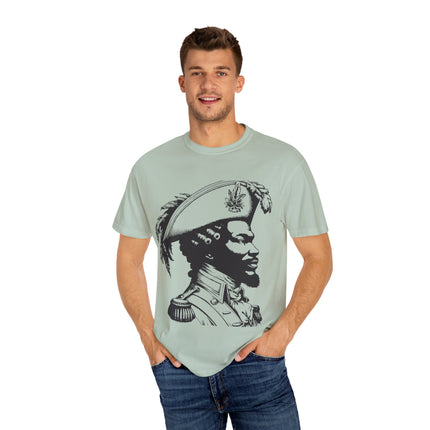 The Visionary’s Profile Haitian Revolutionary Genius T-Shirt Unisex Garment-Dyed Tee Cultural Heritage Series