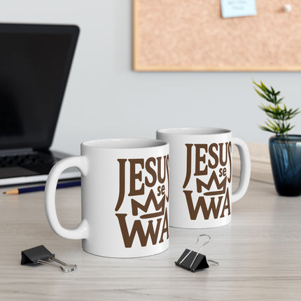Jezi se Wa Limited Faith and Heritage Edition Ceramic Mug Haitian Spiritual Pride Design - CreoleSizzle