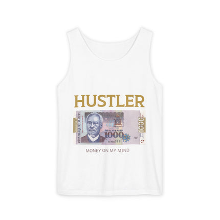 The Hustler’s Banknote Haitian Grit Tank Top Economic Creativity Series Unisex Summer Streetwear