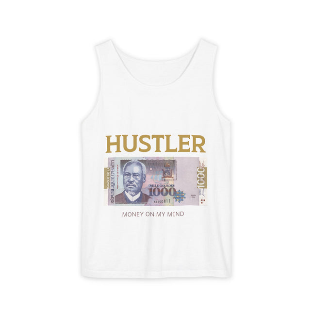 The Hustler’s Banknote Haitian Grit Tank Top Economic Creativity Series Unisex Summer Streetwear