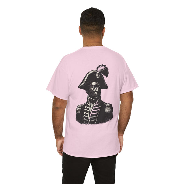 The Visionary’s Gaze Toussaint-Inspired Graphic T-Shirt Haitian Freedom Series Unisex Heavy Cotton T-Shirt