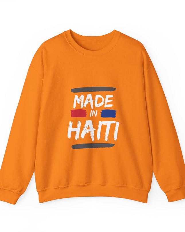 Made in Haiti Unisex Crewneck Sweatshirt – Haitian Pride Sweater, Heritage Clothing, Comfortable Heavy Blend Pullover - CreoleSizzle