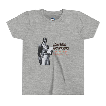 Toussaint Louverture Youth T-Shirt Haitian History Kids Tee Black History Month Cultural Apparel Youth Short Sleeve Tee