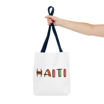 Haiti Art Limited Edition Heritage Tote Bag African Roots Design - CreoleSizzle