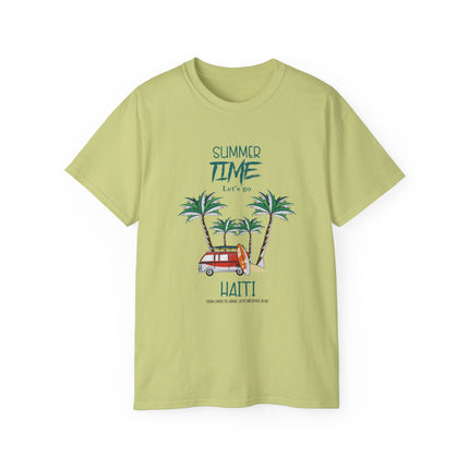 Summer Time in Haiti  Tropical Escape Tee  Haitian Sunshine Series  Unisex Ultra Cotton Tee,