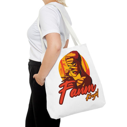 Fanm Kreyòl Limited Edition Heritage Tote Creole Woman Empowerment Design - CreoleSizzle