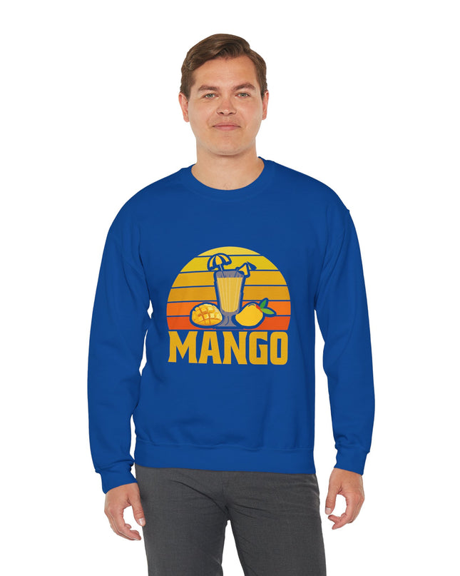 Premium Mango Inspired Sweatshirt Ethically Made for Unmatched Comfort and Style Unisex Heavy Blend™ Crewneck Sweatshirt - CreoleSizzle