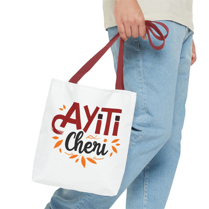 Ayiti Chéri Limited Edition Heritage Tote Bag Sweet Haiti Design - CreoleSizzle