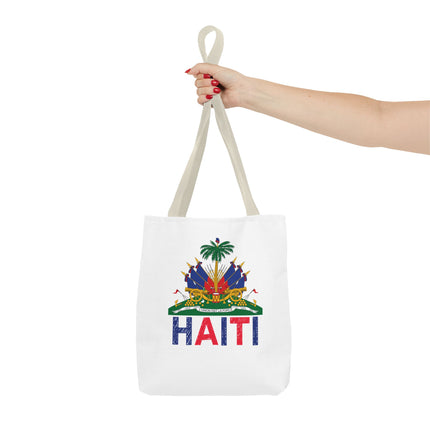 Ayiti Crayon Emblem Educational Heritage Tote Bag Diaspora Kids Edition - CreoleSizzle