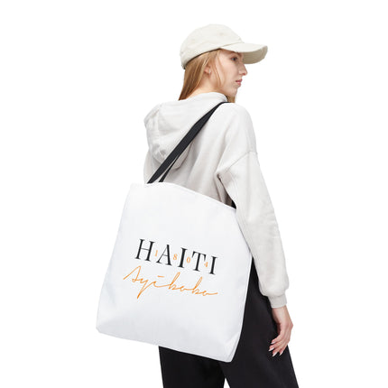 1804 Ayibobo Haiti Heritage Limited Tote Kreyòl Freedom Script Edition - CreoleSizzle