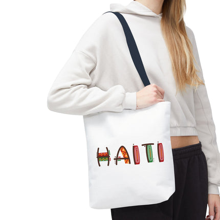 Haiti Art Limited Edition Heritage Tote Bag African Roots Design - CreoleSizzle